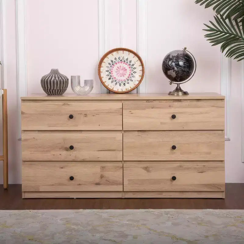 Commode large de 119 cm à 6 tiroirs AndMakers