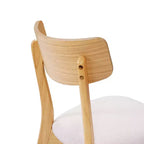 Ensemble de salle à manger 7 pièces Christopher Knight Home Adrian de style moderne du milieu du siècle, table en bois et chaises rembourrées