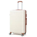 20 Inch Expandable Hard Shell Carry on Luggage with Spinner Wheels, Hardside Carry on Suitcase