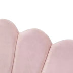 Bellemave Lit de repos double avec lit gigogne, canapé-lit double, lit de repos avec lit gigogne pour adultes, enfants, filles, adolescents, pour salon, velours, rose