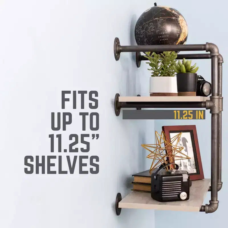 Étagère Murale à 2 Niveaux par PIPE DÉCOR
