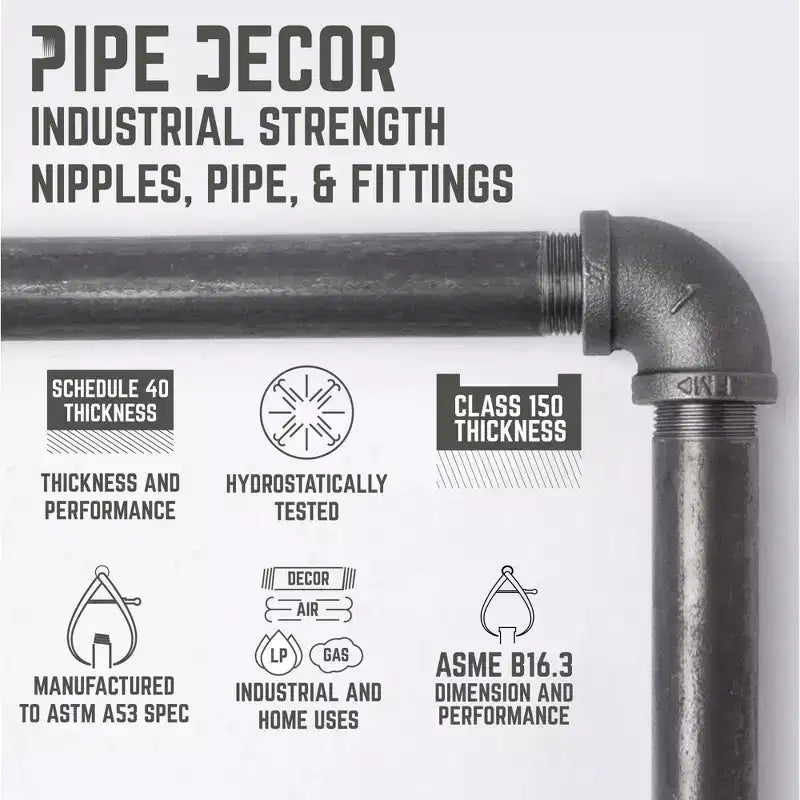 Étagère Murale à 2 Niveaux par PIPE DÉCOR