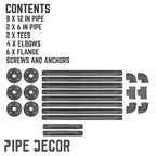 Étagère Murale à 2 Niveaux par PIPE DÉCOR