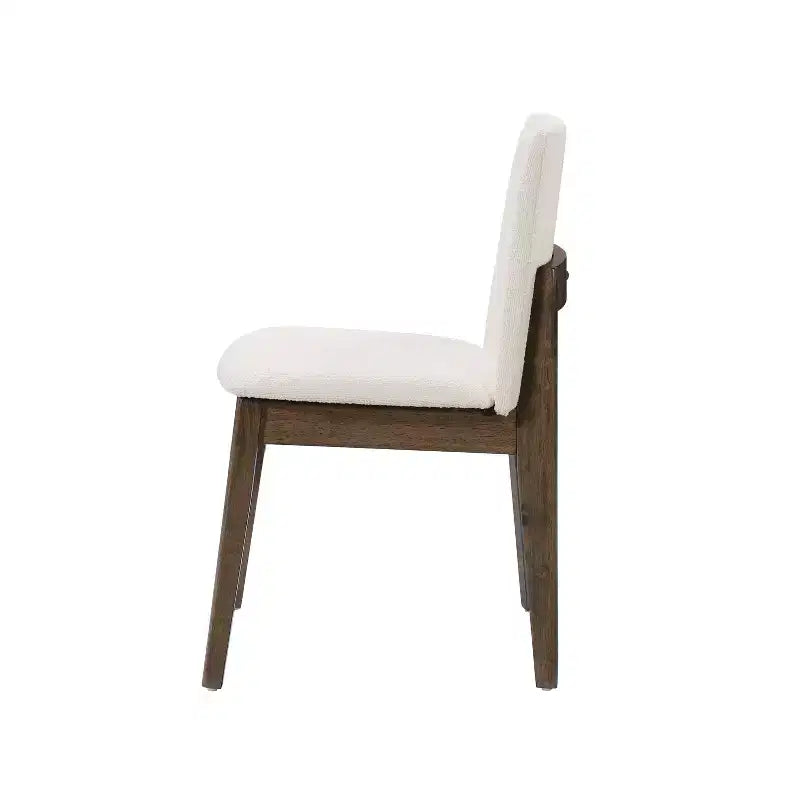 Christopher Knight Home Elmsford Chaises de salle à manger modernes rembourrées en bois d'hévéa (Lot de 2)