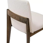 Christopher Knight Home Elmsford Chaises de salle à manger modernes rembourrées en bois d'hévéa (Lot de 2)