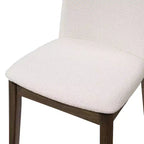 Christopher Knight Home Elmsford Chaises de salle à manger modernes rembourrées en bois d'hévéa (Lot de 2)