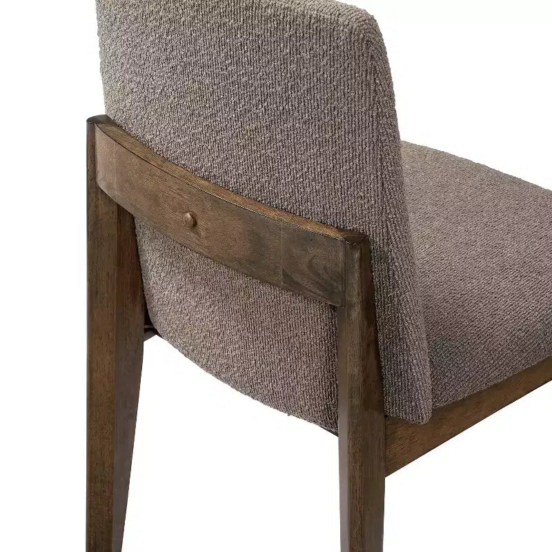 Christopher Knight Home Elmsford Chaises de salle à manger modernes rembourrées en bois d'hévéa (Lot de 2)