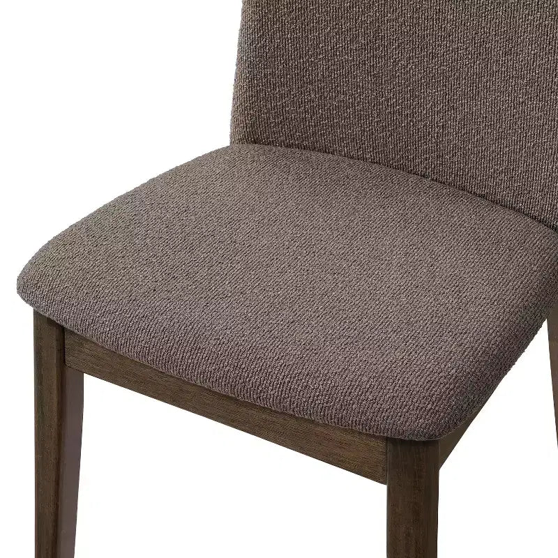 Christopher Knight Home Elmsford Chaises de salle à manger modernes rembourrées en bois d'hévéa (Lot de 2)
