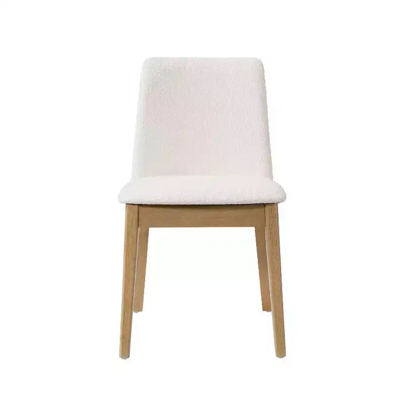 Christopher Knight Home Elmsford Chaises de salle à manger modernes rembourrées en bois d'hévéa (Lot de 2)