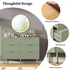 Commode à 6 tiroirs pour chambre à coucher, commode en bois, commode de rangement moderne, pour salon, placard, couloir, entrée