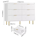 Commode à 6 tiroirs pour chambre à coucher, commode en bois, commode de rangement moderne, pour salon, placard, couloir, entrée