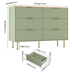 Commode à 6 tiroirs pour chambre à coucher, commode en bois, commode de rangement moderne, pour salon, placard, couloir, entrée