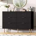 6 Drawer Dresser for Bedroom, Wooden Chest of Drawers, Modern Storage Dressers, for Living Room, Closet, Hallway, Entryway