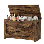 Banc de rangement coffre à jouets de 76 cm avec charnières de sécurité, idéal pour l'entrée, le salon ou la chambre
