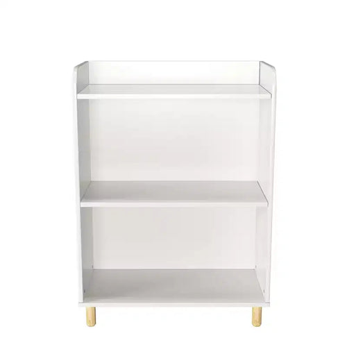 2-in-1 Bookshelf for Toddlers Kids Bookshelves Rack with Toy Storage Organizer Book Unit Storage for Infants Young Children, White