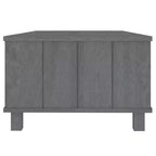 Table basse Gris foncé Pin massif, MDF 100 x 55 x 35 cm