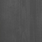 Table basse Gris foncé Pin massif, MDF 100 x 55 x 35 cm