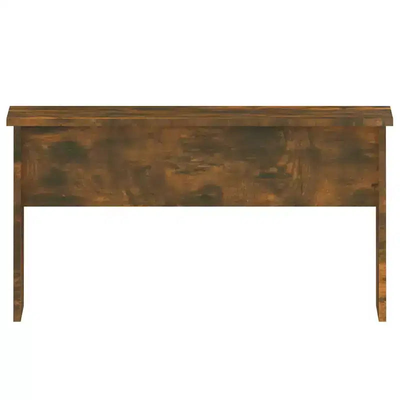 Table basse en bois d'ingénierie chêne fumé 80x50.5x41.5 cm