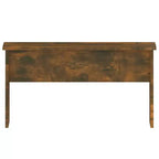Table basse en bois d'ingénierie chêne fumé 80x50.5x41.5 cm