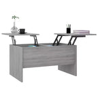 Table basse gris Sonoma bois d'ingénierie moyen