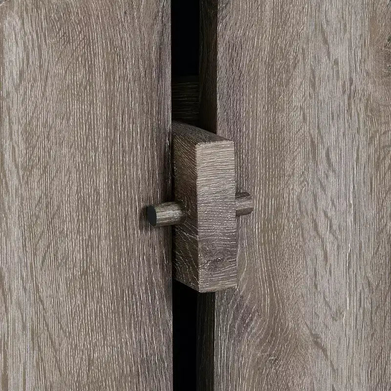 Table à manger ronde beige, table sur pied de 120 cm en bois avec garniture cloutée, plateau en MDF et pieds réglables pour salle à manger, cuisine