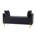 Banc de rangement capitonné rabattable Arrigo avec accoudoirs ART OF LIVING DESIGNS