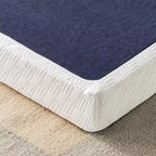Matelas Best Price Sommier en métal 4 po avec cadre robuste en acier, format lit simple, bleu