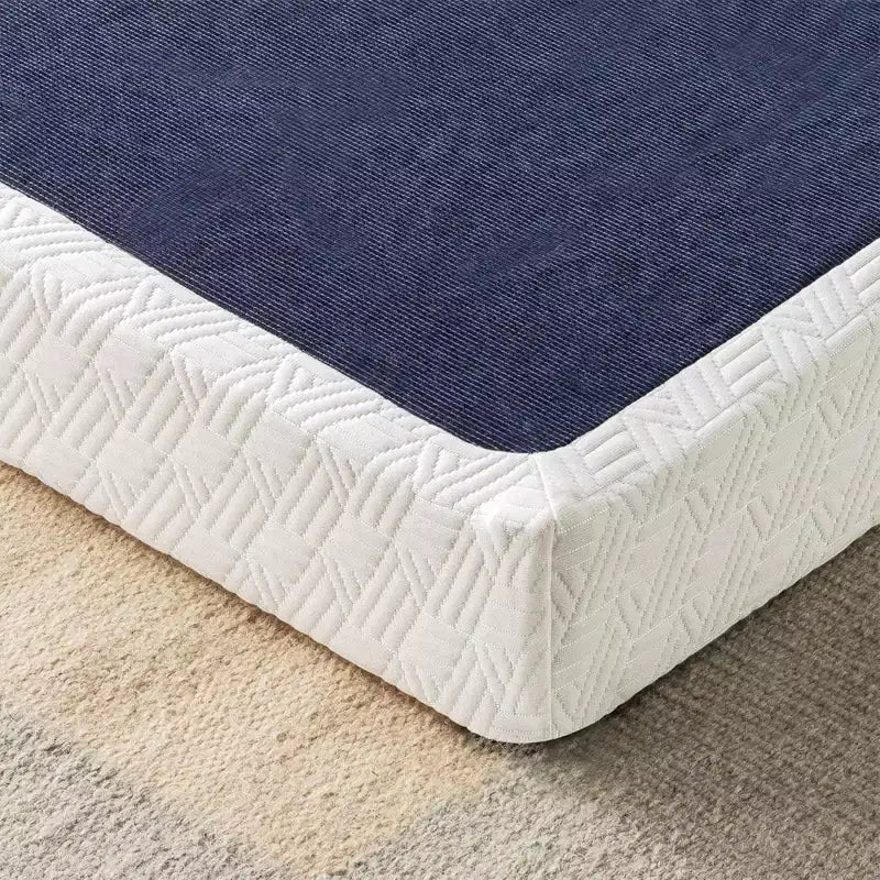 Matelas Best Price Sommier en métal 4 po avec cadre robuste en acier, format lit simple, bleu