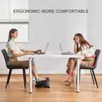 Repose-pieds de bureau réglable, Repose-pieds pour le travail sous le bureau avec massage, Tabouret de pied réglable avec 3 positions de hauteur et inclinaison de 30 degrés
