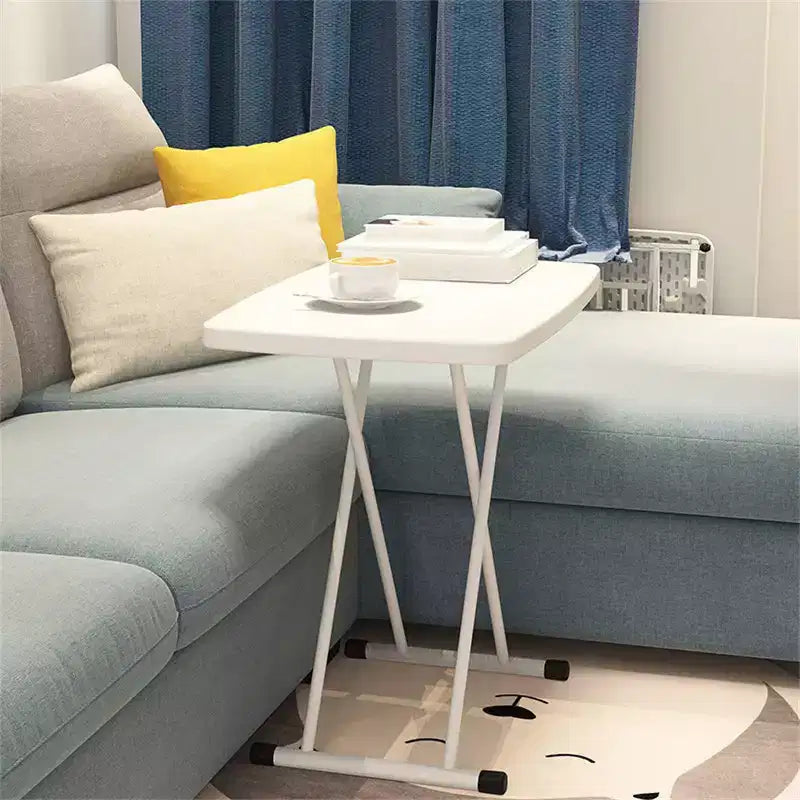 Table Pliante 30" - Bureau Réglable en Hauteur avec Pieds Métalliques, Table Pliante pour Studio, Camping & Jeux