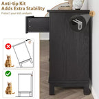 Commode double à 6 tiroirs pour chambre à coucher, Meuble traditionnel, Grande commode de rangement