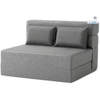 Canapé-lit et fauteuil-lit pliant 4 en 1, causeuse convertible dépliable de 193 cm avec oreiller, chaise longue tuftée pour salon, chambre à coucher