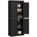 72 Kitchen Cabinet, Pantry Storage Cabinet with Doors and Shelves, Freestanding Food Pantry Cabinet