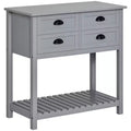 Coffee Bar Cabinet, Sideboard Buffet Cabinet, Kitchen Cabinet with 4 Drawers and Slatted Bottom Shelf for Kitchen, Living Room