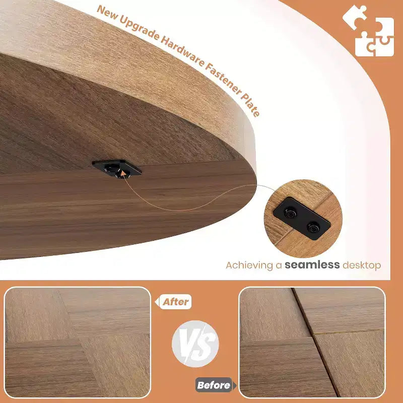 Table à manger ronde de 47 pouces pour 4 à 6 personnes, table de cuisine à piédestal peu encombrante, style moderne et minimaliste