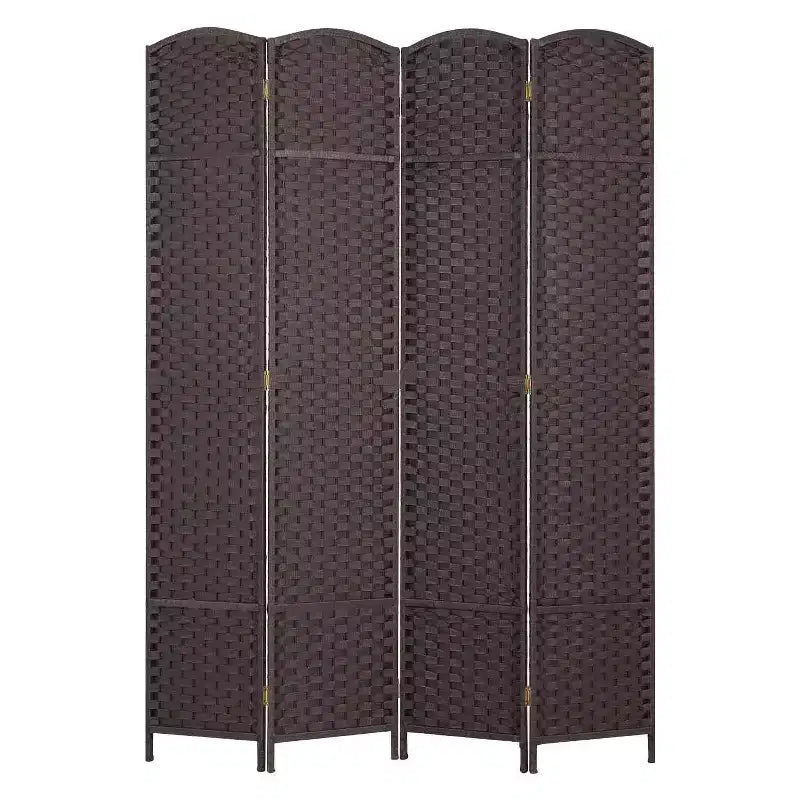 BestMassage Paravent pliable 4/6/8 panneaux Séparateur d'espace pour chambre, bureau et studio