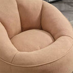 Pouf poire, Fauteuil poire avec garnissage en mousse haute densité et repose-pieds, Fauteuil d'appoint moderne avec ottoman