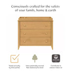 Commode à langer 3 tiroirs Babyletto Sprout avec plateau à langer amovible