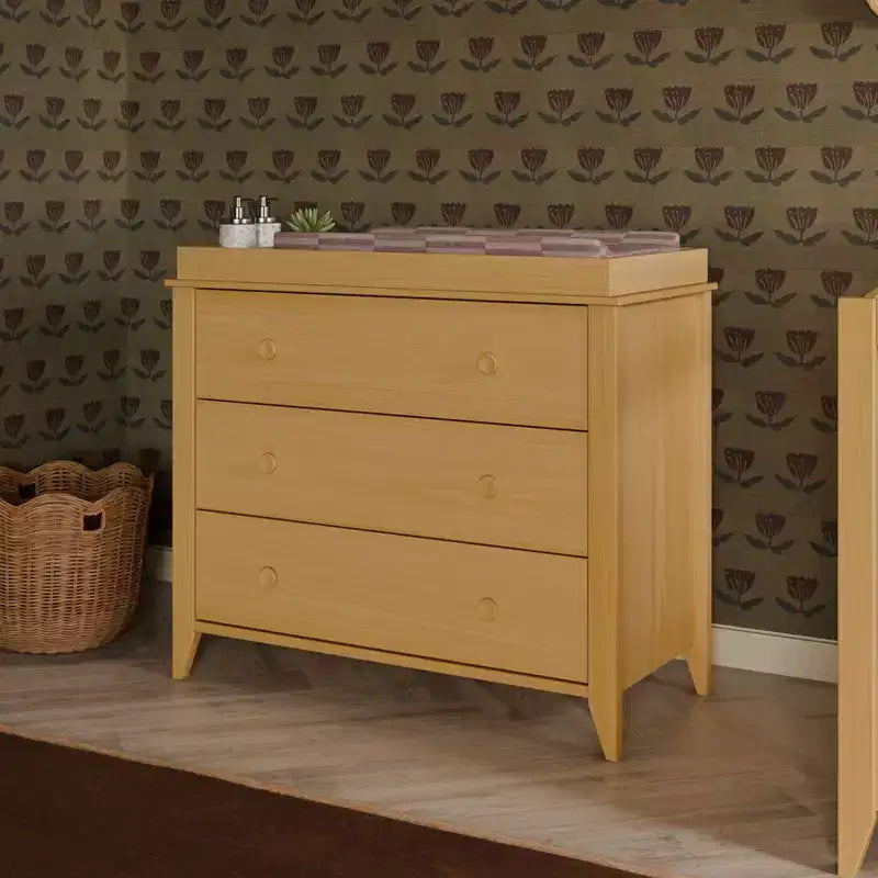 Commode à langer 3 tiroirs Babyletto Sprout avec plateau à langer amovible