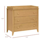 Commode à langer 3 tiroirs Babyletto Sprout avec plateau à langer amovible