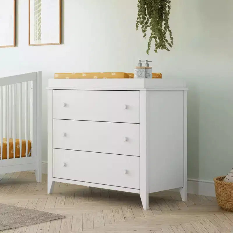 Commode à langer 3 tiroirs Babyletto Sprout avec plateau à langer amovible