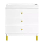 Commode à langer Gelato 3 tiroirs Babyletto avec plateau à langer amovible