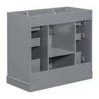 Meuble de salle de bain, meuble sous vasque de 91 cm avec 6 tiroirs, étagère réglable, meuble sous vasque sur pied