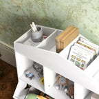 Organisateur de Rangement Multifonctionnel pour Jouets d'Enfants avec Étagère et Meuble de Rangement