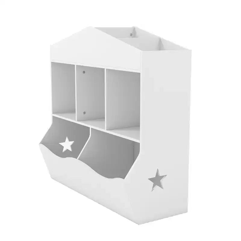 Organisateur de Rangement Multifonctionnel pour Jouets d'Enfants avec Étagère et Meuble de Rangement