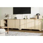Buffet en bois à 4 portes et étagères réglables, pour cuisines, salles à manger,