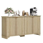 Buffet en bois à 4 portes et étagères réglables, pour cuisines, salles à manger,