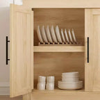 Buffet bas Acekool 70.8 avec 4 portes, bahut de rangement moderne style ferme