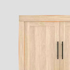 Buffet bas Acekool 70.8 avec 4 portes, bahut de rangement moderne style ferme