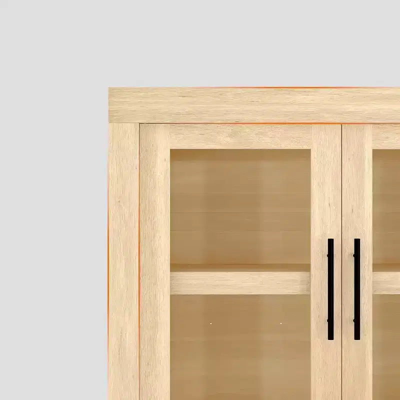 Buffet bas Acekool 70.8 avec 4 portes, bahut de rangement moderne style ferme